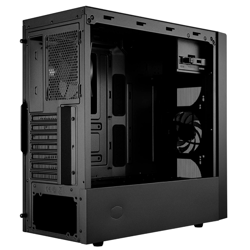 Cooler Master MCB-NR600-KG5N-S00 ATX Mid Tower PC Case with Tempered Glass Side Panel & ODD Support - Perfect for Gaming, Workstation & Home Office Builds
