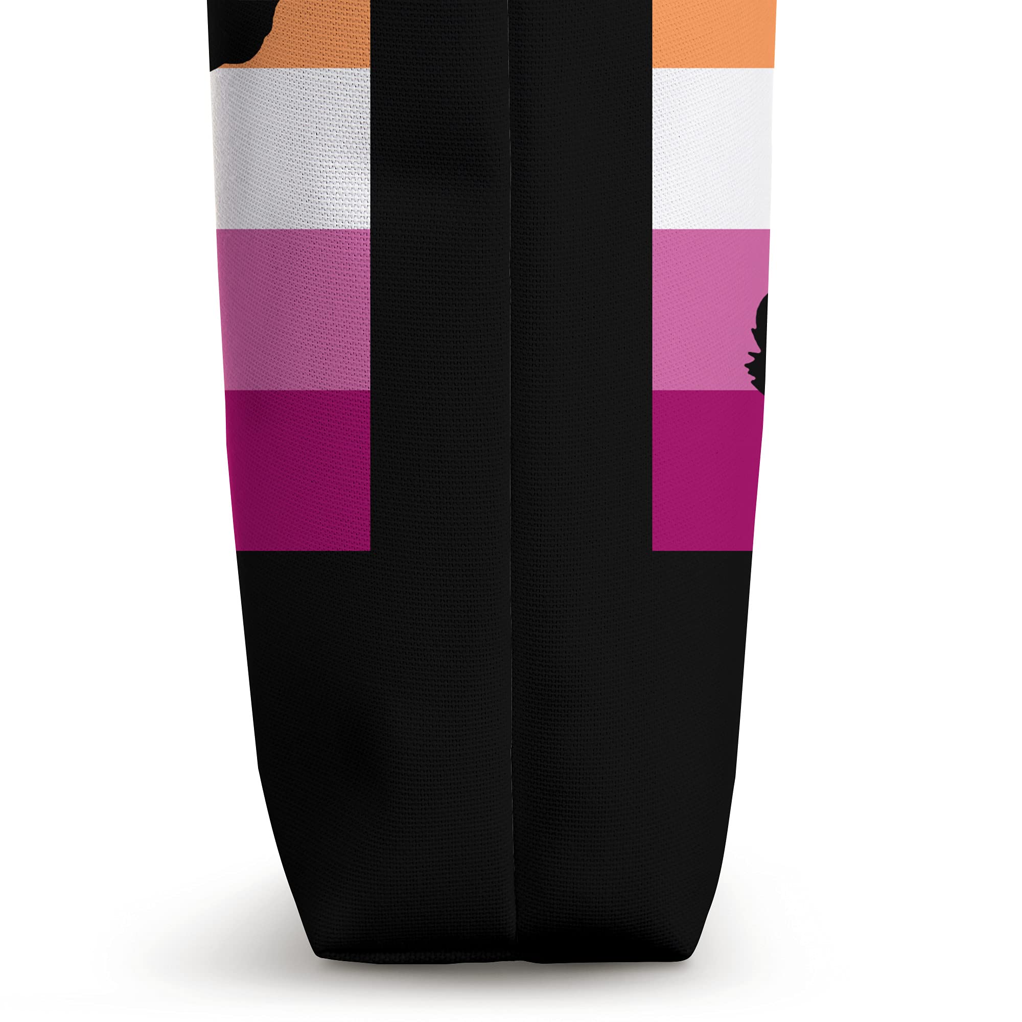 Stylish LGBTQ+ Pride Tote Bag with Cute Rescue Cat Design - Perfect for Shopping, Beach, and Pride Events