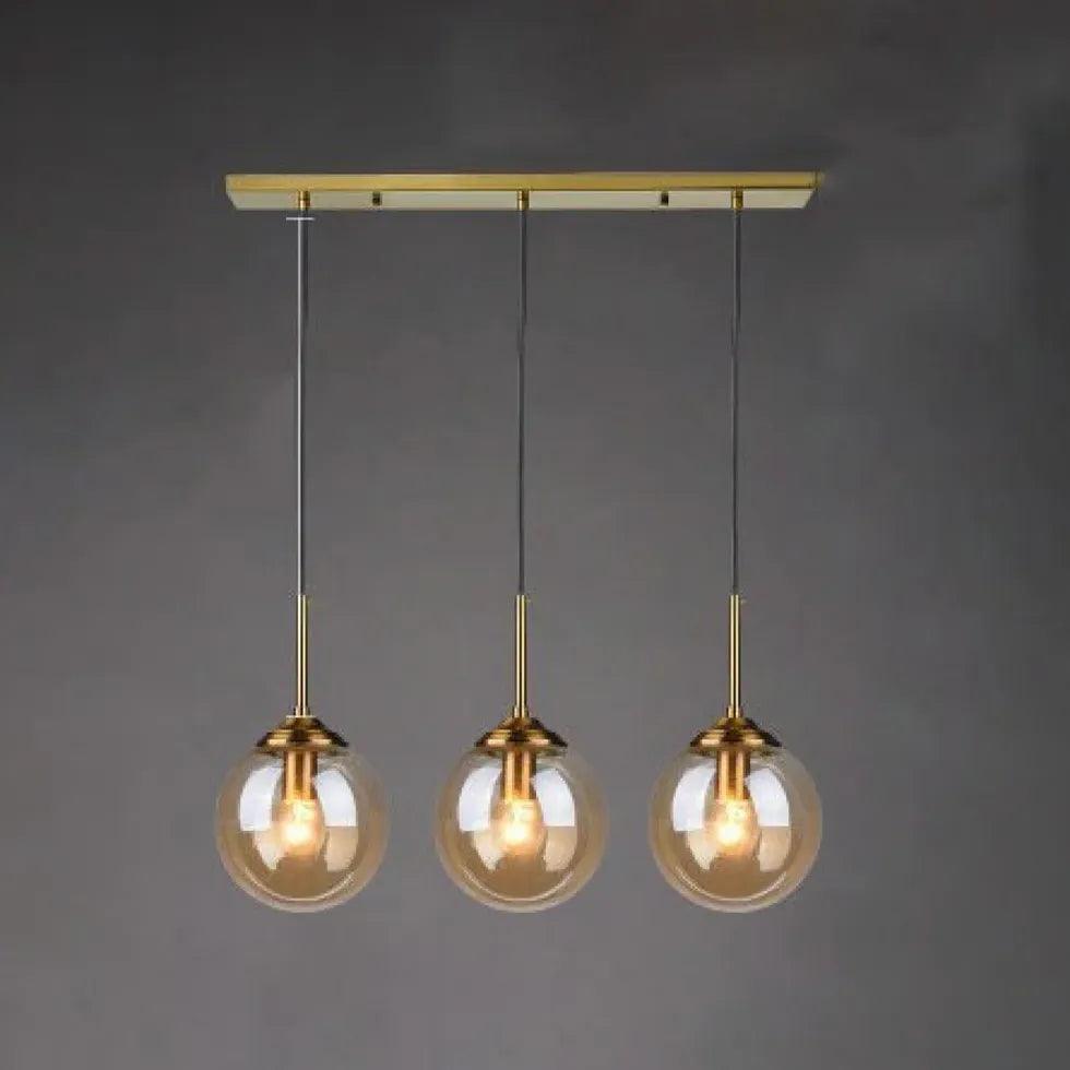 Modern Semi-Transparent Glass Single Bulb Minimalist Pendant Light - Perfect for Kitchen Island, Dining Room, or Bedroom Lighting