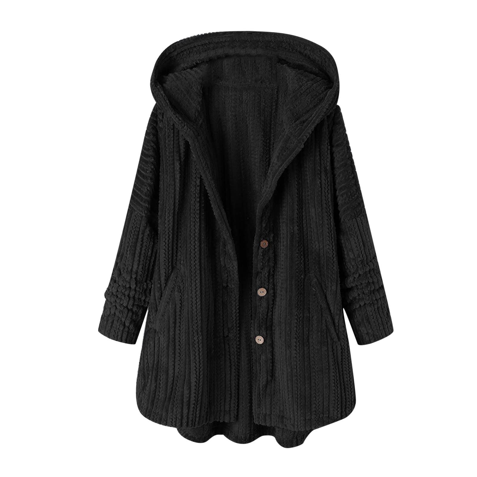Women's Sherpa Fleece Lined Jacket - Winter Warm Plaid Lapel Parka Coat & Blazer | Cozy Outerwear for Casual Wear, Office, and Outdoor Activities