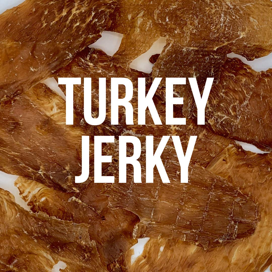 Premium USA-Made All-Natural Turkey Breast Dog Jerky Treats - Grain Free, No Preservatives - Healthy Training Snacks for Dogs & Cats - Perfect for Obedience Training, Travel Rewards, and Daily Bonding Moments
