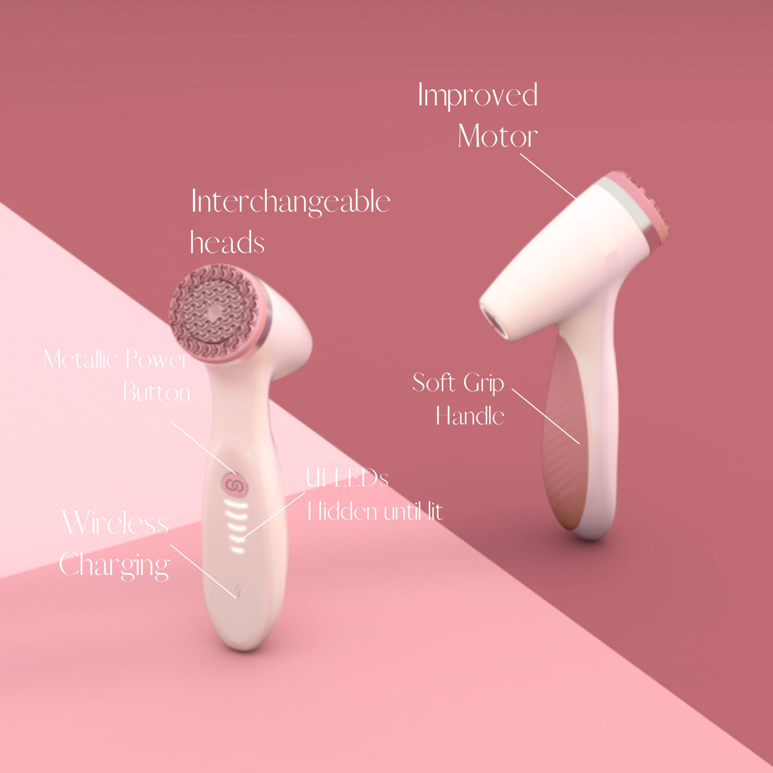 Nu Skin ageLOC LumiSpa iO Smart Facial Cleansing & Skincare System - Rose Gold | Anti-Aging & Deep Cleansing Device for Glowing Skin | 2-Minute Morning & Night Routine | Perfect for Busy Professionals & Skincare Enthusiasts
