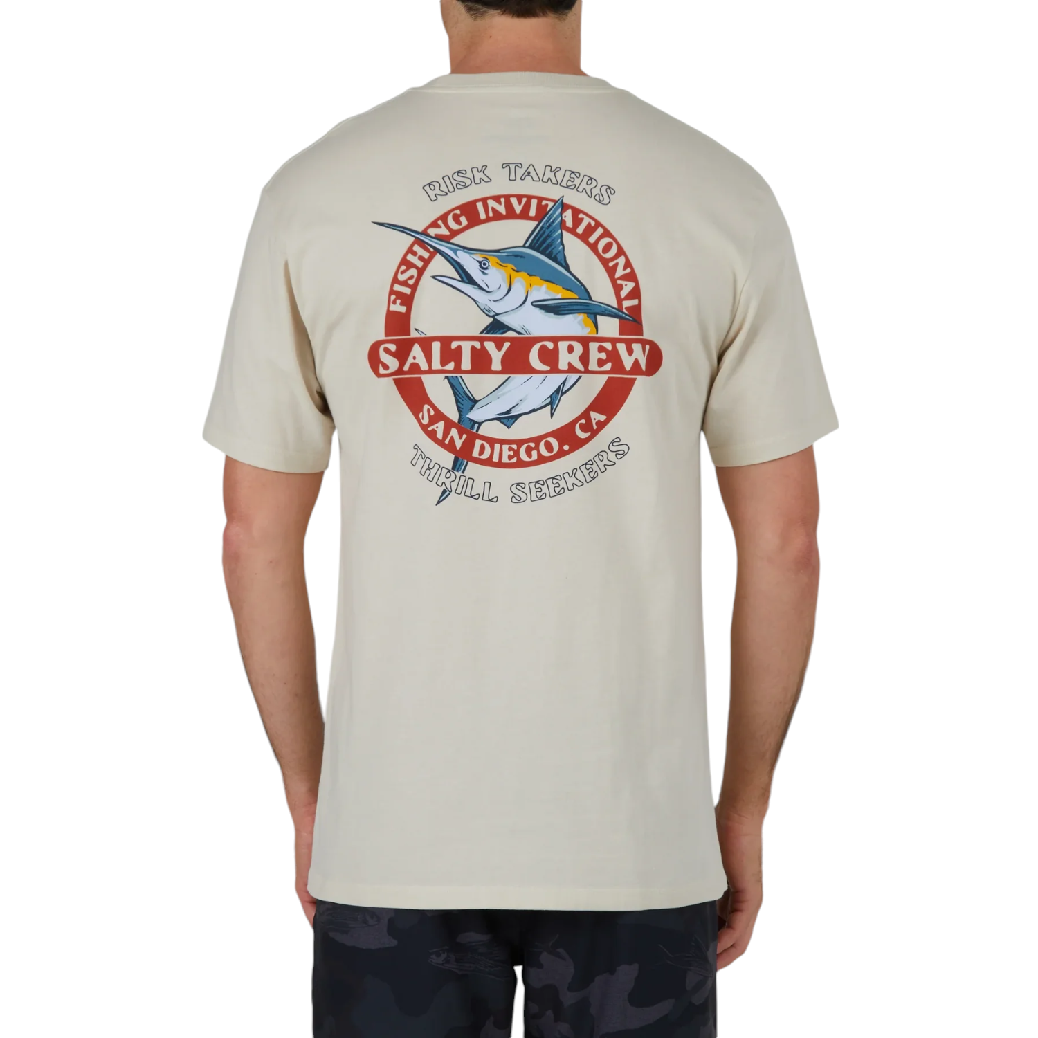 Salty Crew Interclub Premium Short Sleeve T-Shirt for Men - Comfortable Cotton Tee for Surfing, Fishing & Outdoor Activities