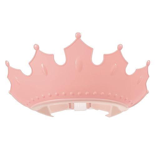Adjustable Crown Baby Shower Cap - Waterproof Swim Cap for Kids & Babies with Eye & Ear Protection - Perfect for Bath Time, Swimming & Hair Care