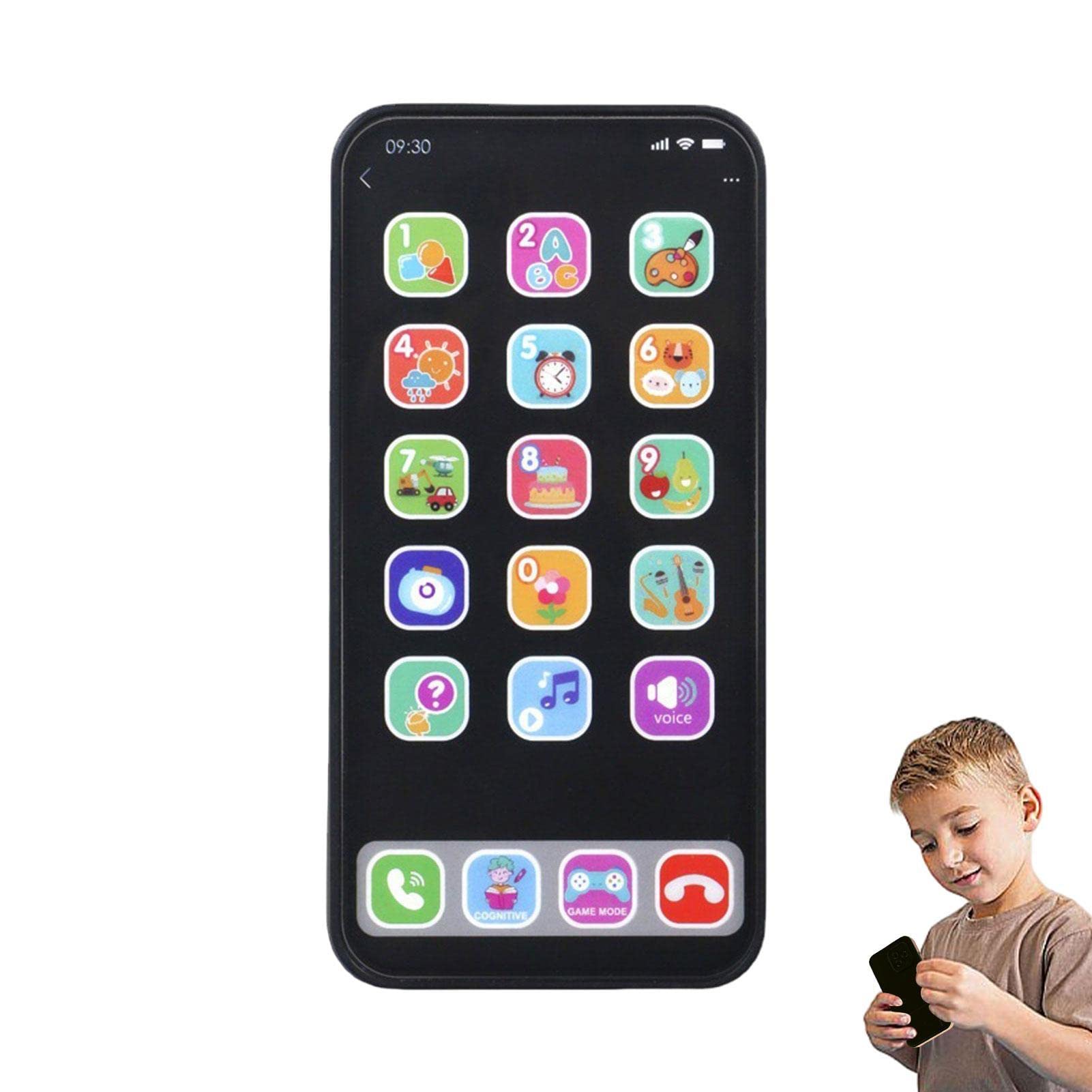 Interactive Baby Phone Toy - Kids Learning Cell Phone with Music & LED Lights, First Simulation Mobile for Toddlers - Perfect for Early Education & Pretend Play