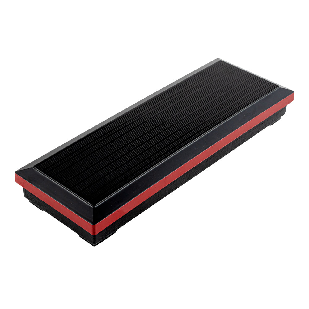 Japanese Style Bento Box - 3 Compartment Black & Red Lunch Box (14