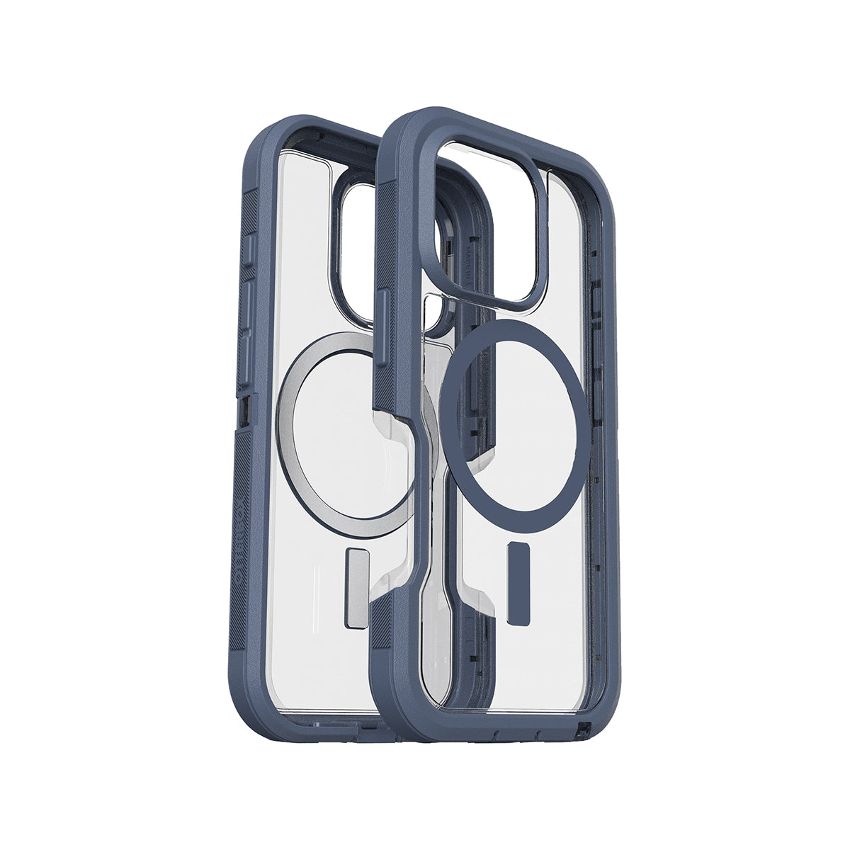 OtterBox Defender XT Clear Protective Case for iPhone 16 Pro - Slim Shockproof Cover with Baby Blue Jeans Design | Perfect for Outdoor Activities, Work & Everyday Use