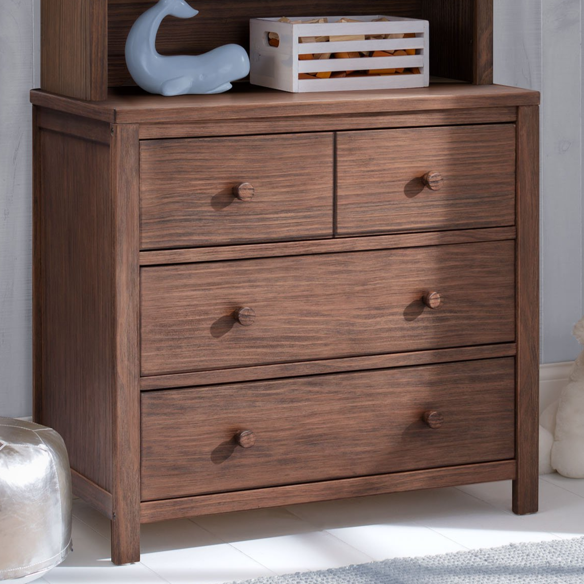 Cambridge 3-Drawer Wooden Dresser for Bedroom - Sturdy Storage Chest with Smooth Gliding Drawers | Perfect for Bedroom Organization, Guest Room, or Nursery Furniture