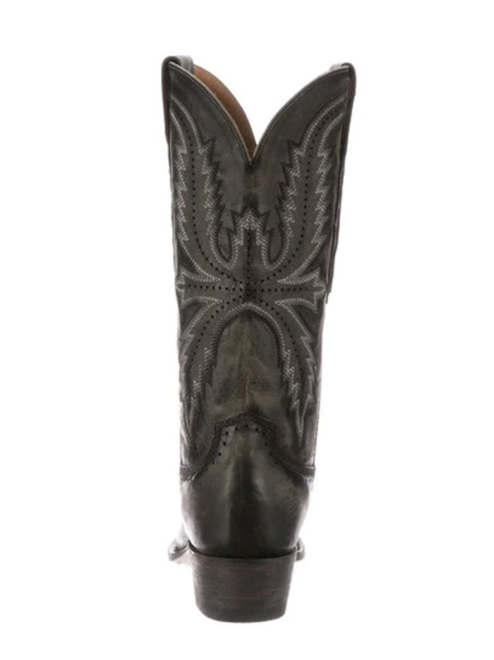 Lucchese Women's MARCELLA Western Boots in Anthracite Grey - Stylish Cowgirl Boots for Riding, Country Fashion & Everyday Wear (Model M5066.S54)