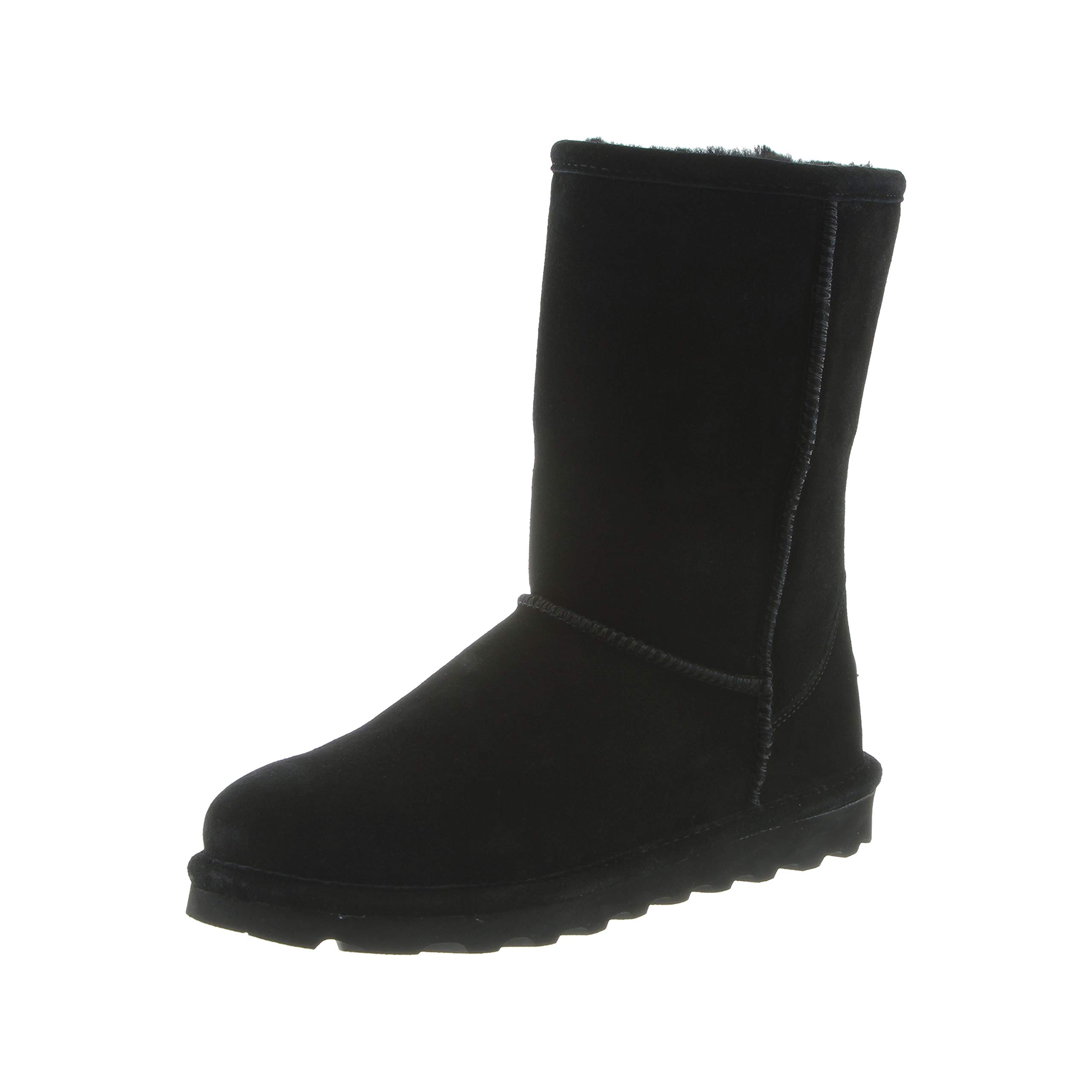 BEARPAW Women's Elle Short Boots - Classic Suede Slip-On Winter Boots for Women | Multiple Colors | Comfortable & Warm | Perfect for Casual Outfits, Winter Walks & Outdoor Activities