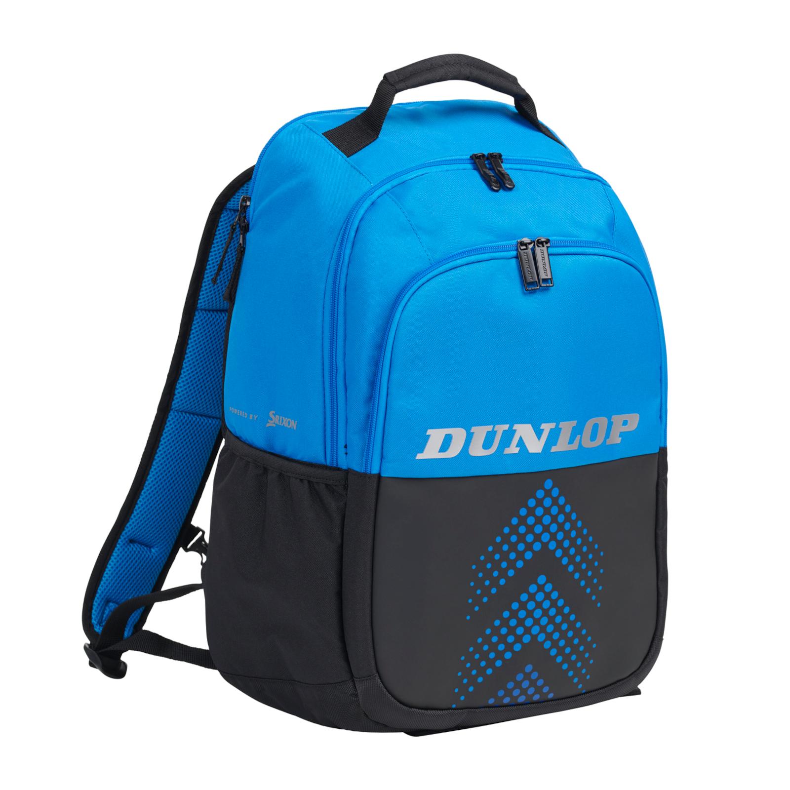 Dunlop FX Performance Backpack Tennis Racquet Bag - Blue/Black | Lightweight & Durable for Tennis Players | Perfect for Training, Matches & Travel