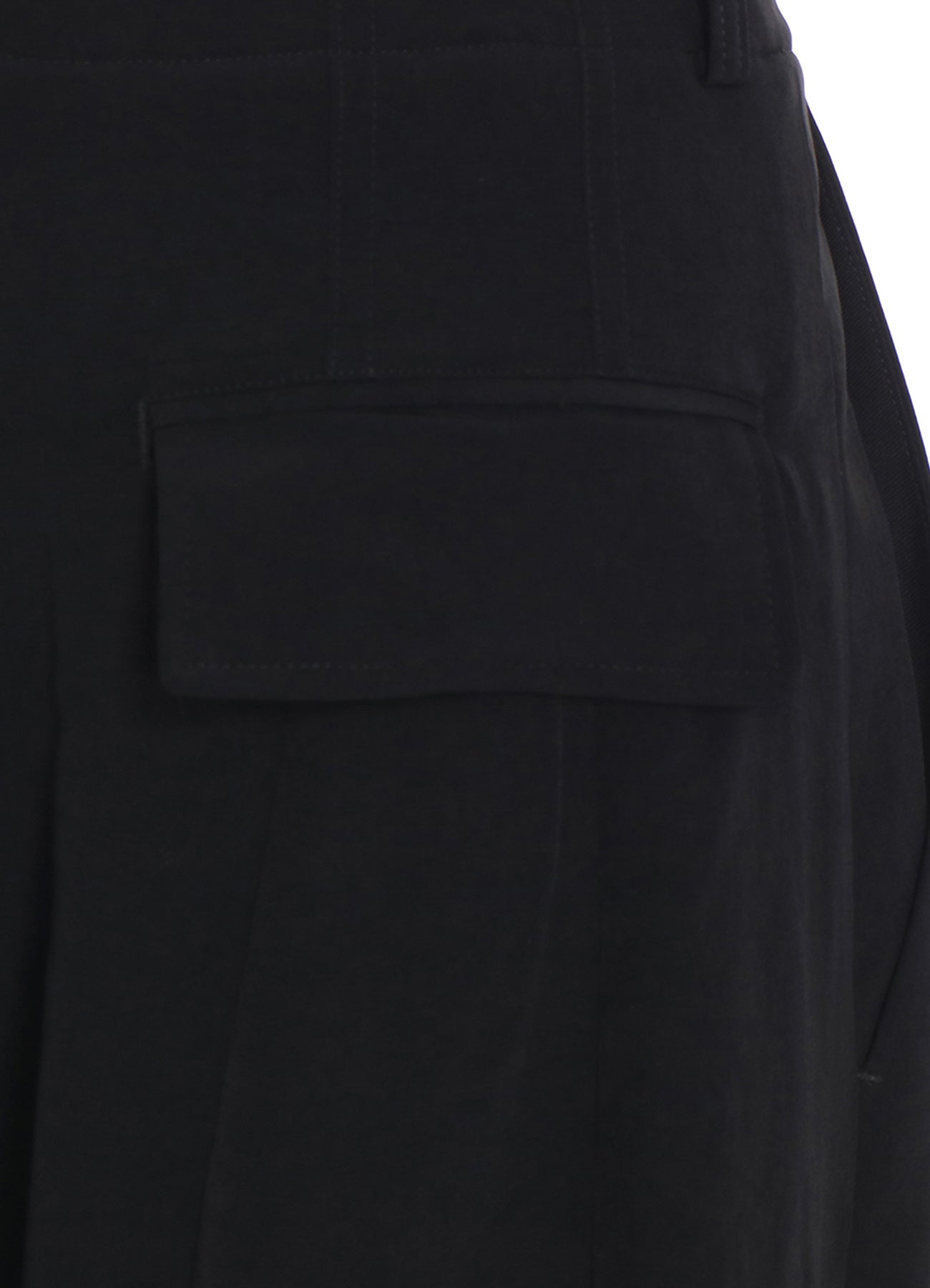 CREPE de CHINE RANDOM TUCK PANTS - Women's High Waisted Flowy Wide Leg Trousers for Office, Travel & Casual Wear