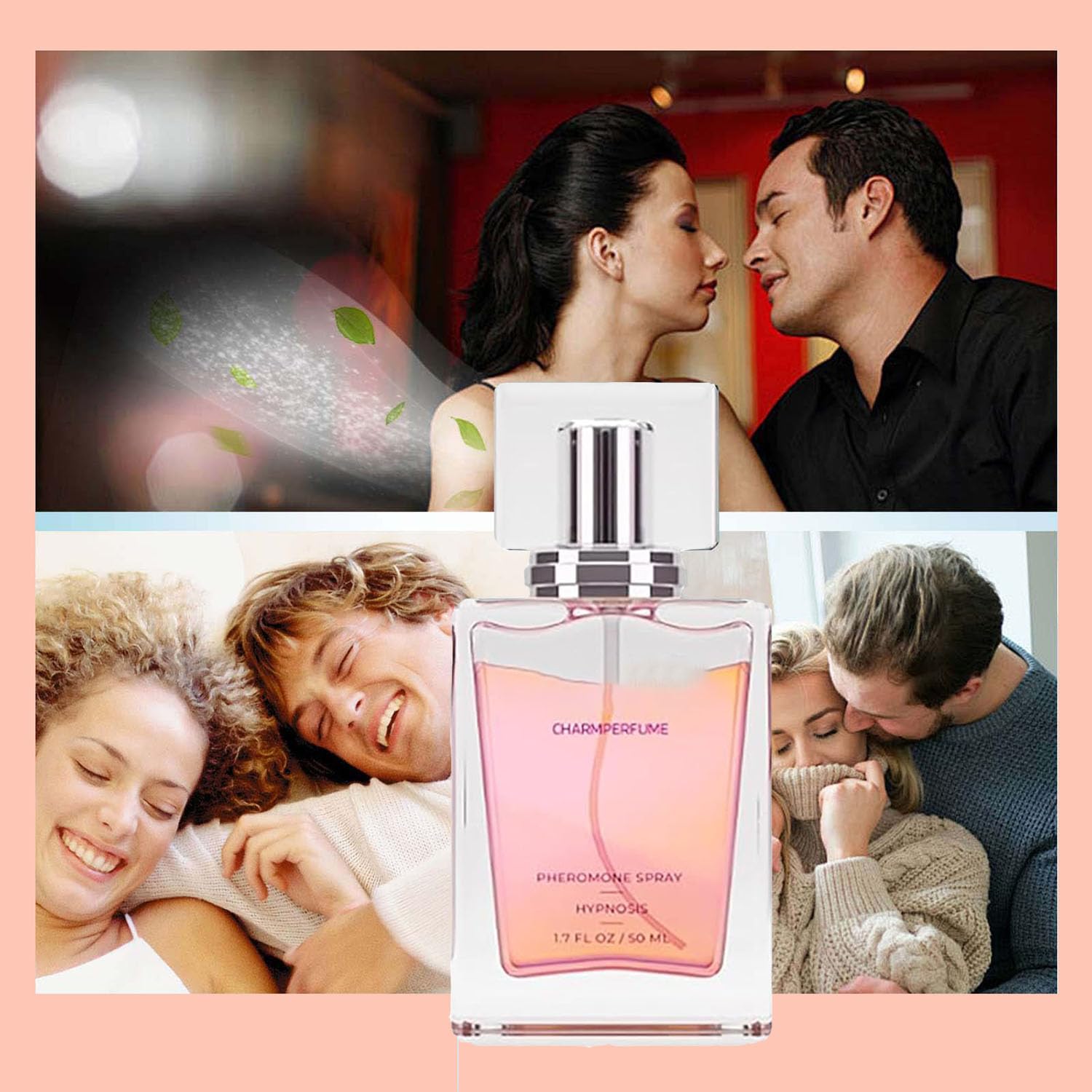Cupios Hypnosis 2.0 Cologne for Men - Pheromone Infused Fragrance, 50ml/1.7 Fl Oz (Blue) - Long Lasting Scent for Date Night, Office & Special Occasions