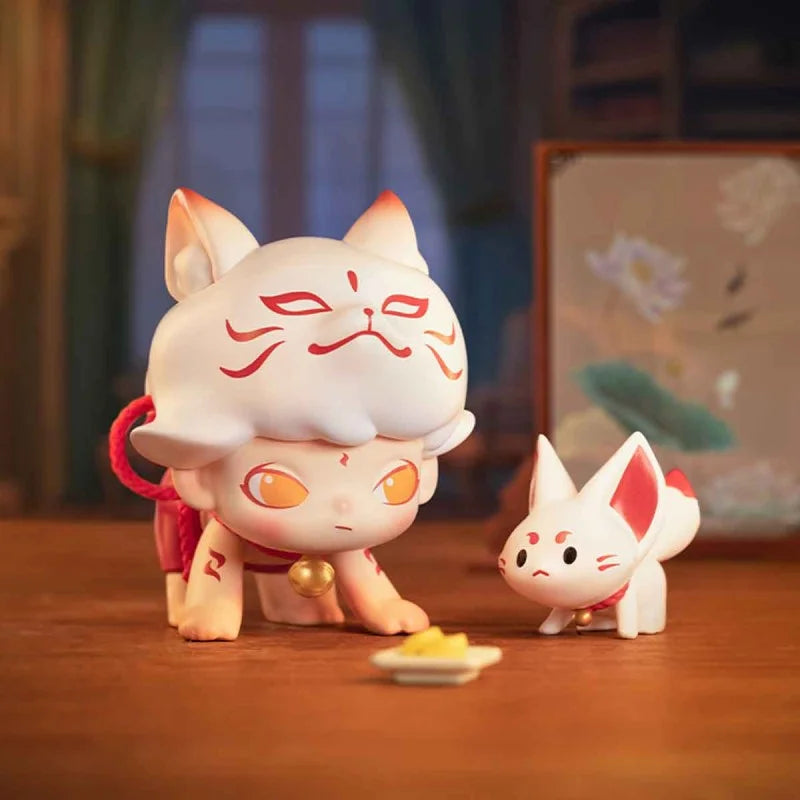 Dimoo No One's Gonna Sleep Tonight Series Collectible Figures - Cute Anime Character Display for Home Decor & Gift Giving