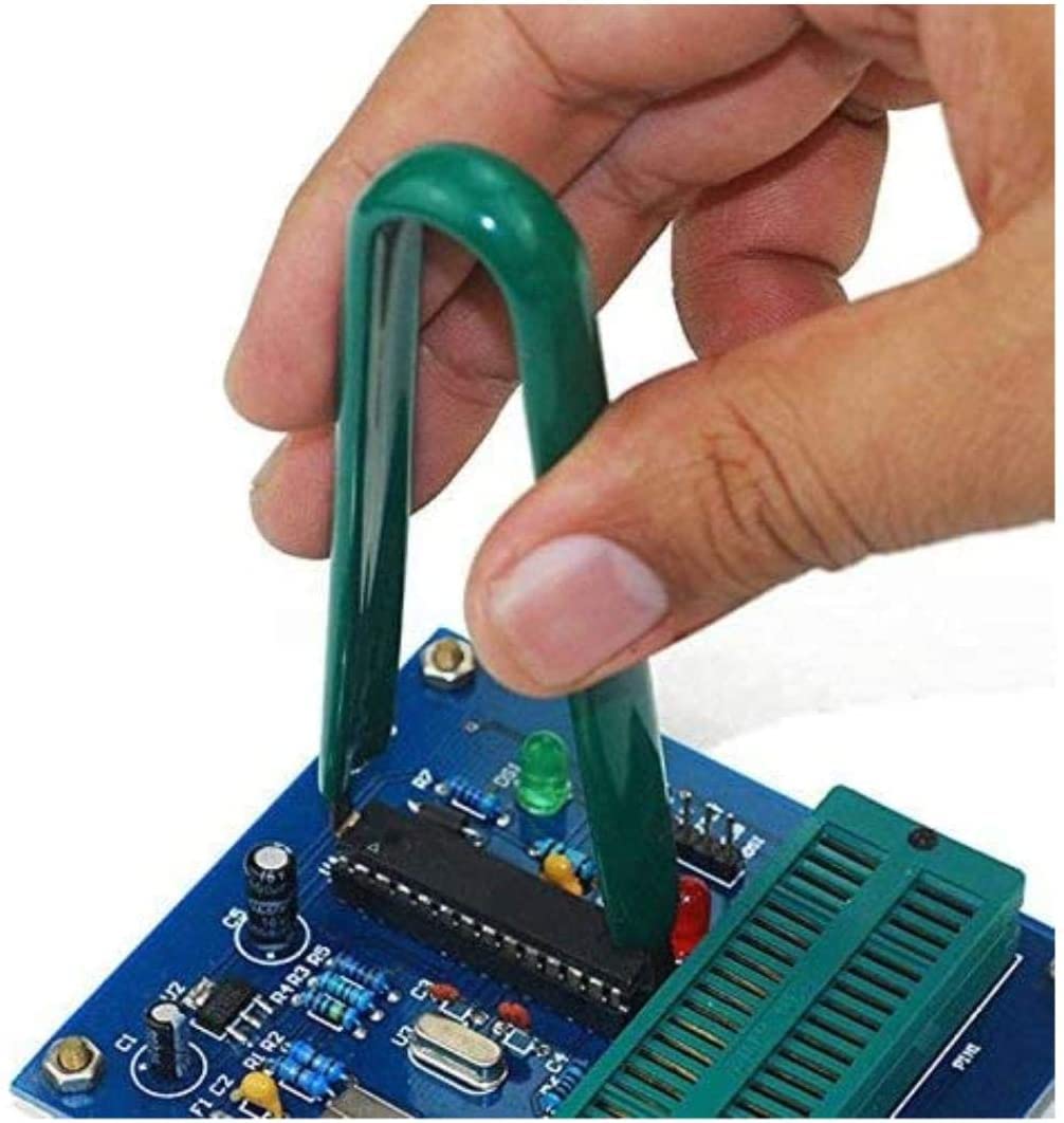 Anti-Static IC Chip Puller Tool - 5Pcs Green Switch & Keycap Extractor for Mechanical Keyboard DIY - Perfect for Electronics Repair, PC Building, and Keyboard Maintenance