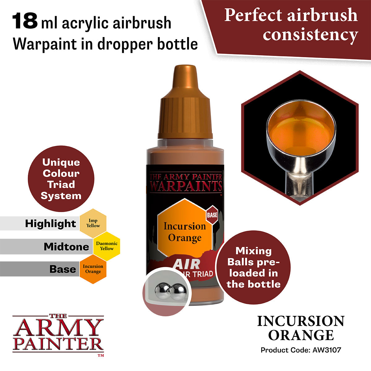 Warpaints Air: Incursion Orange - Premium Matte Lipstick for Long-Lasting Wear | Perfect for Parties, Date Nights & Special Occasions