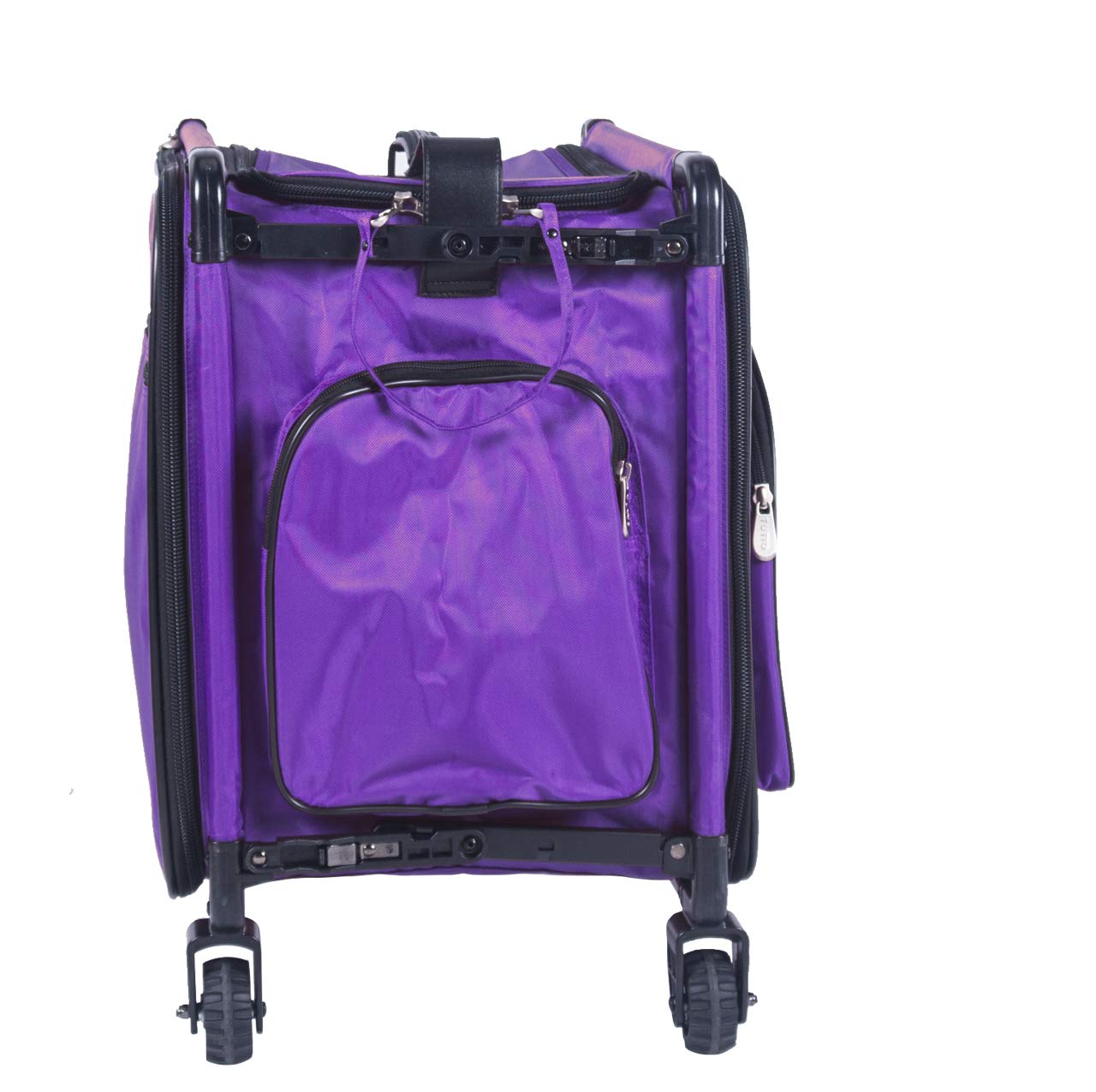 Tutto Serger Tote on Wheels - 17 Inch Purple Rolling Sewing Machine Bag | Perfect for Quilting, Craft Fairs & Sewing Classes