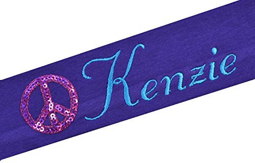 Purple Band With Turquoise Thread