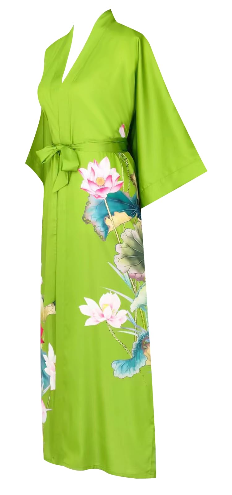 Women's Satin Kimono Robes - Soft Bathrobes & Pajama Loungewear for Spa, Bridal Shower, and Relaxing at Home