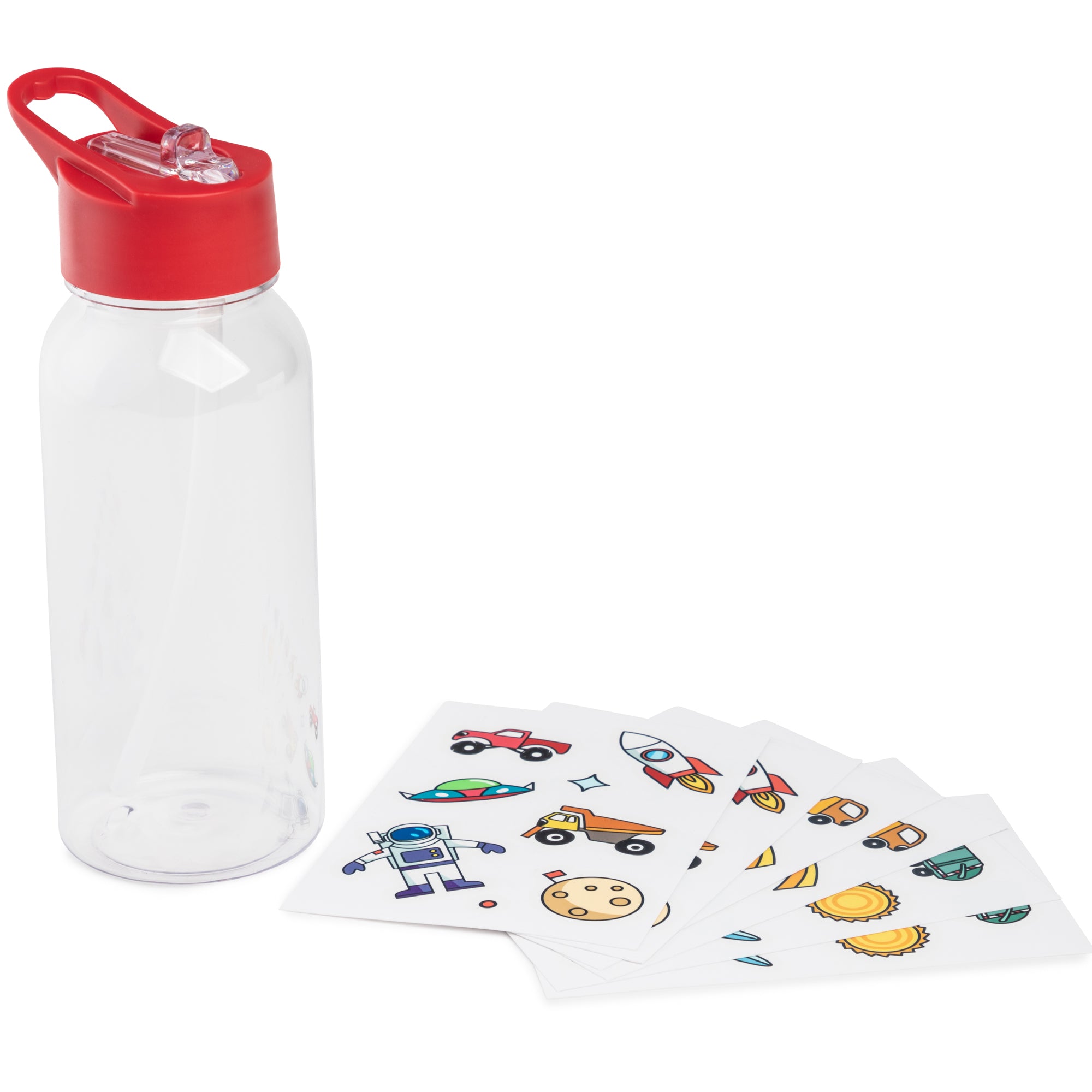 24 oz DIY Kids' Sticker Bottle - Creative Arts & Crafts Activity for Children - Perfect for Birthday Parties, Classroom Projects & Sensory Play