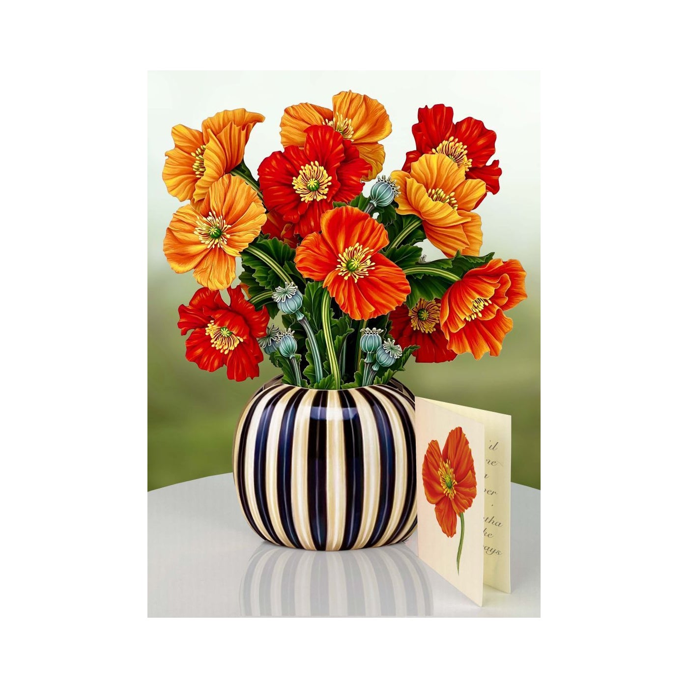 Beautiful Garden Favorites Greeting Card with Flower Bouquets - Perfect for Birthdays, Anniversaries & Special Occasions