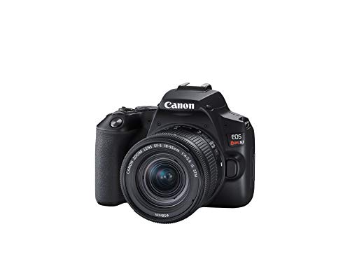 Canon EOS Rebel SL3 DSLR Camera with 18-55mm Lens Kit - 24.1MP APS-C Sensor, 4K Video, WiFi & Bluetooth (Black) | Perfect for Travel Photography, Vlogging & Beginner Photographers
