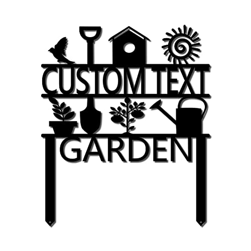 Custom Personalized Garden Sign - 17