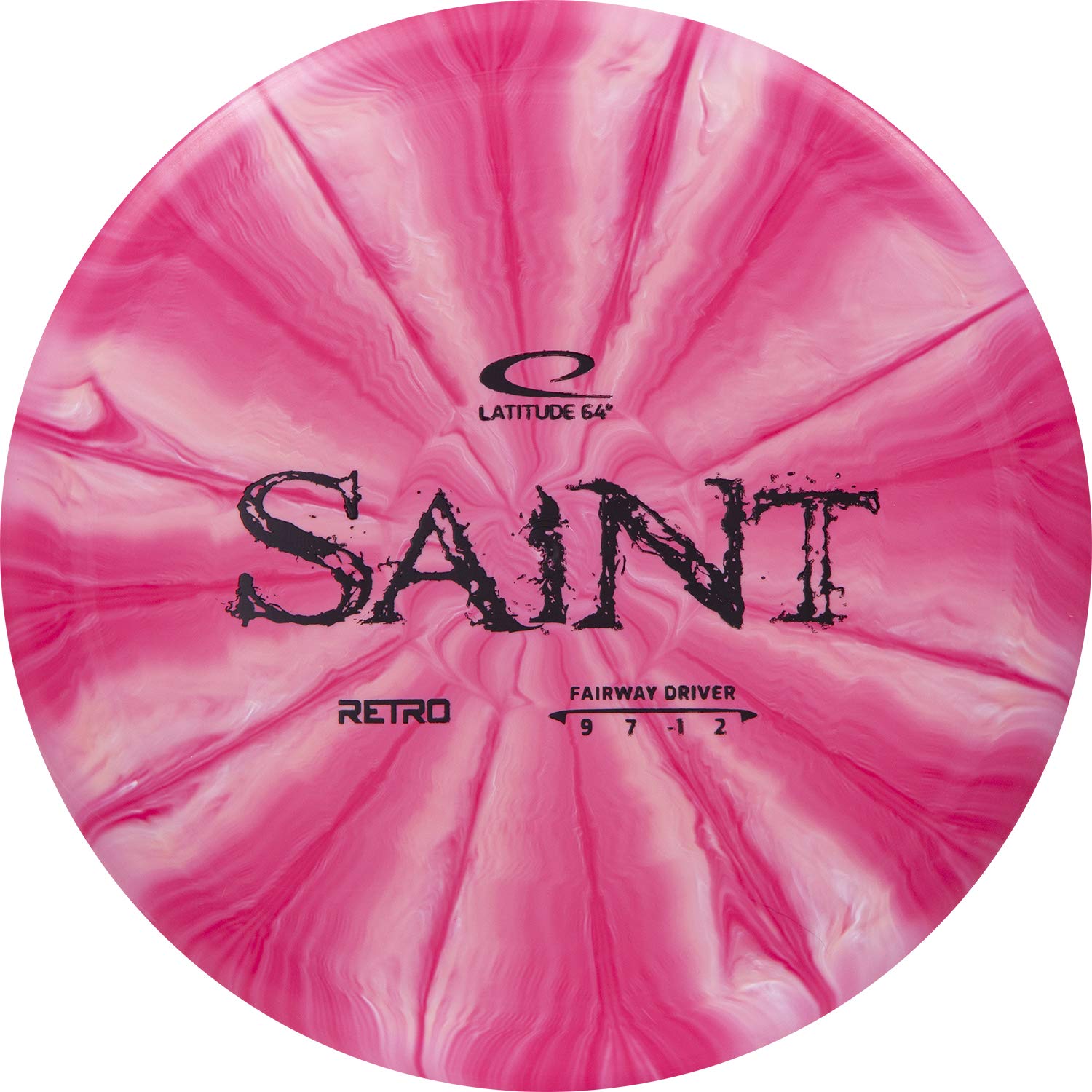 Latitude 64 Retro Saint Fairway Driver - Slightly Overstable Disc Golf Driver with Grippy Base Plastic | 170g+ | Perfect for Long Fairway Shots and Controlled Drives in Disc Golf Tournaments