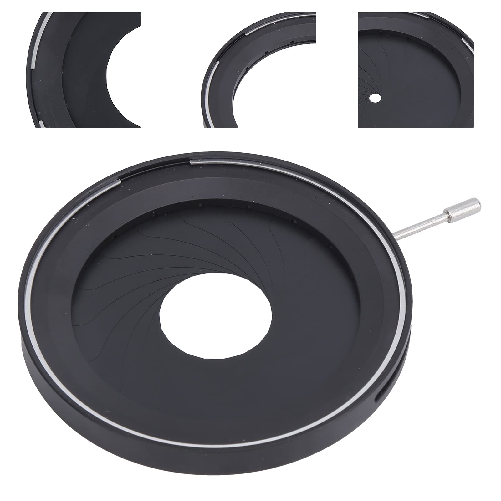 4-60mm Microscope Iris Diaphragm Adapter - Precision Lens Diaphragm for Microscopes & Cameras | Optical Instrument Accessory for Lab & Photography Use