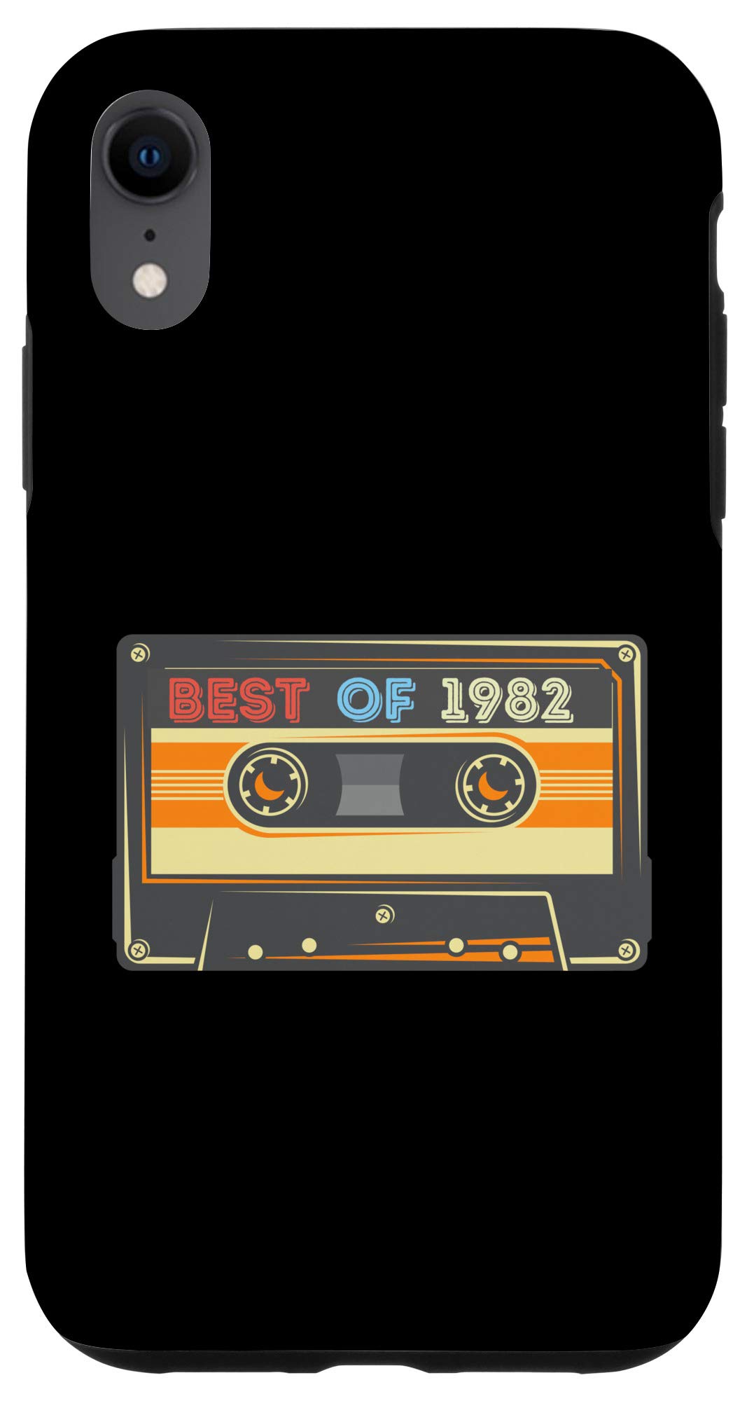 iPhone XR复古1982磁带手机壳 39岁生日礼物 经典怀旧设计 适合派对、收藏、日常使用