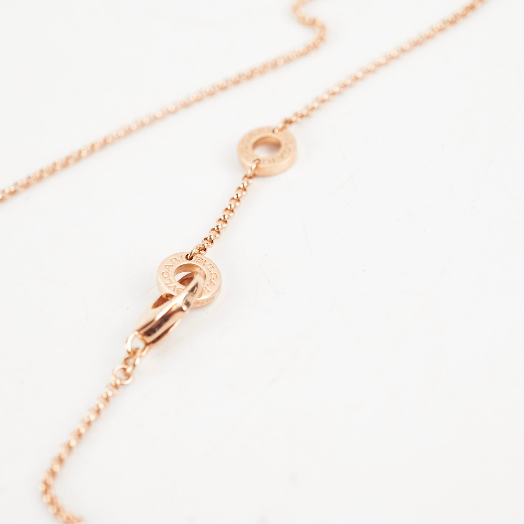 Bvlgari Mother of Pearl Rose Gold Necklace for Women - Elegant Luxury Jewelry Gift for Wedding, Anniversary & Special Occasions
