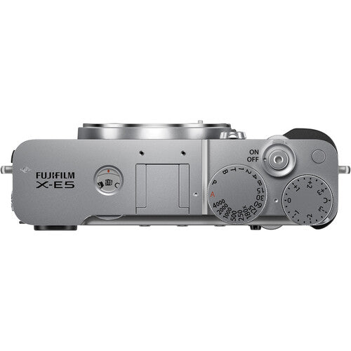 FUJIFILM X-E5 Mirrorless Digital Camera with 26.1MP APS-C Sensor - Silver | Compact & Lightweight for Travel, Street & Portrait Photography
