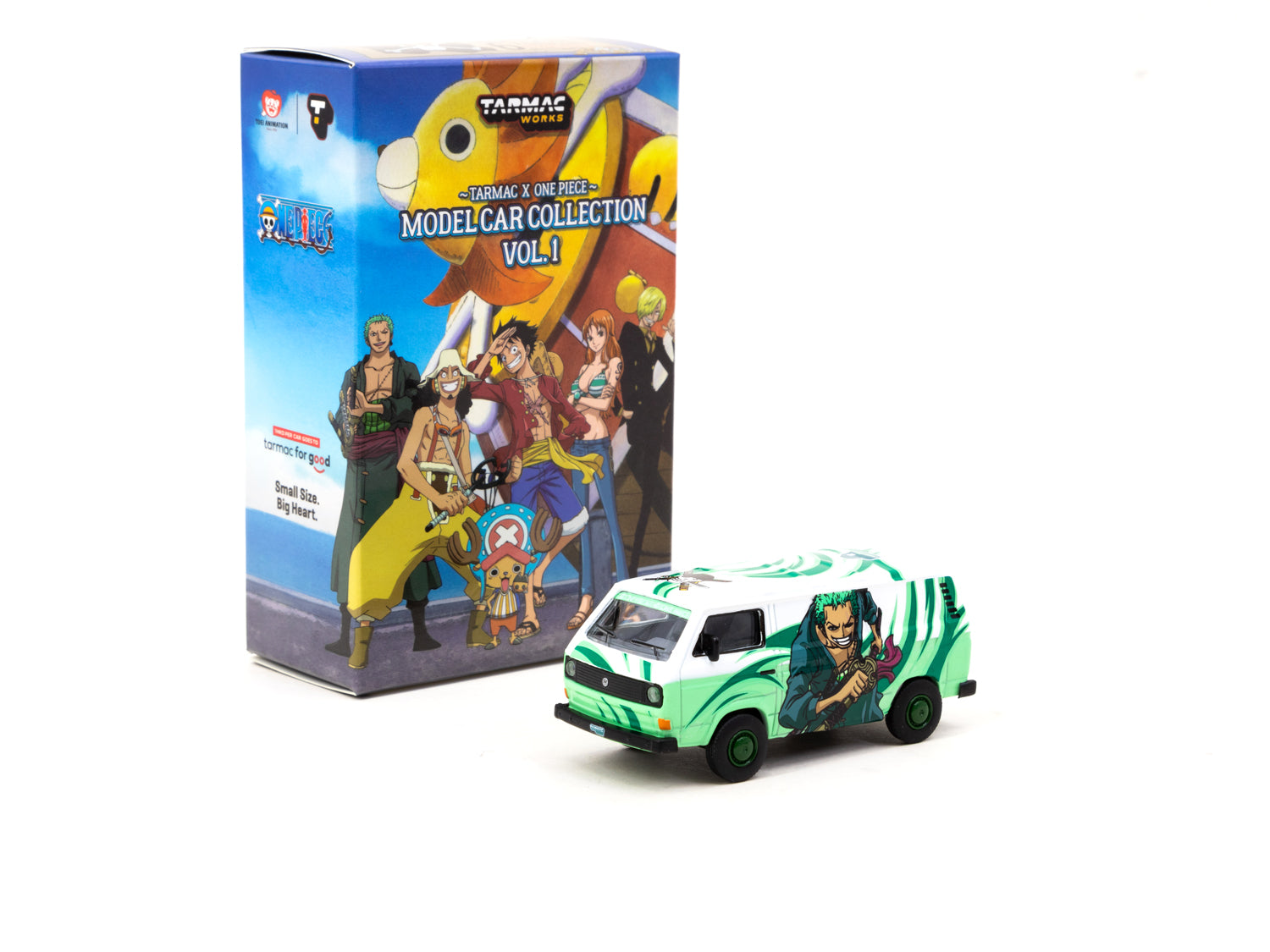 Tarmac Works x One Piece Model Car Collection VOL.1 - Anime Diecast Blind Box Toy for Car Enthusiasts & Collectors - Perfect for Display, Gifts, and Anime Merchandise Collections