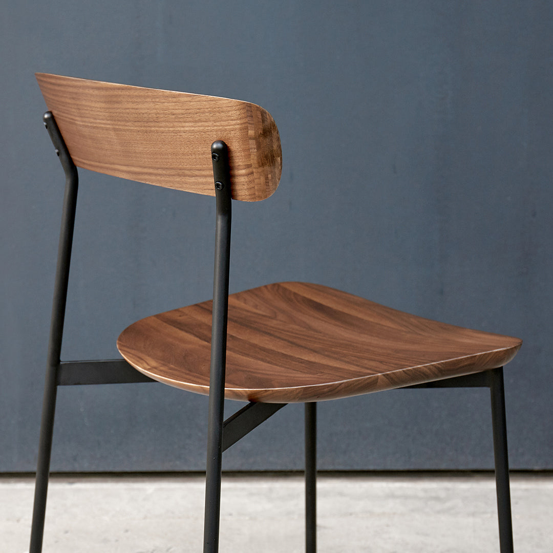Crawford Modern Dining Chair - Upholstered Fabric Seat, Sturdy Wooden Legs - Perfect for Kitchen, Dining Room, Breakfast Nook & Home Office - Comfortable & Stylish Seating Solution