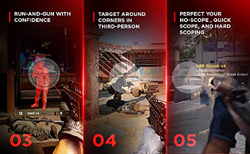 HipShotDot D-Series Care Pack - Reusable Transparent Gaming Aim Sight Decals for TV & Monitor - FPS Video Game Accessories Compatible with PC, Xbox, PlayStation (1 Pack, Green) - Perfect for Call of Duty, Fortnite & First-Person Shooter Games