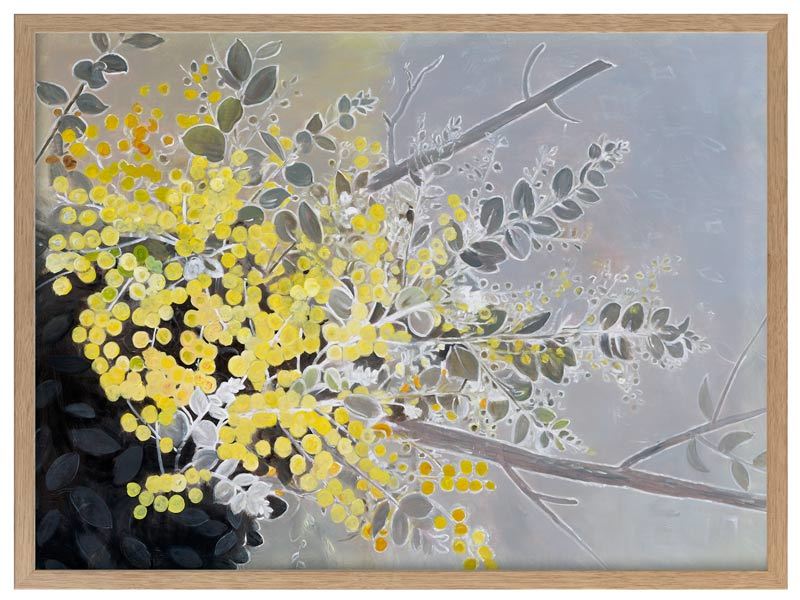Acacia Framed Art Print - Nature Inspired Wall Decor for Living Room, Bedroom & Office - Ready to Hang Canvas Painting