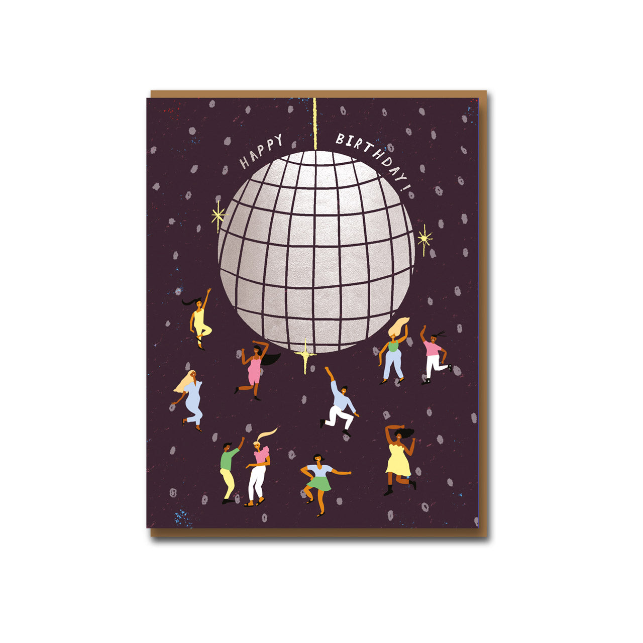 Disco Ball Birthday Greeting Card - Fun & Shiny Party Invitation - Perfect for Birthday Celebrations, Dance Parties & Special Events