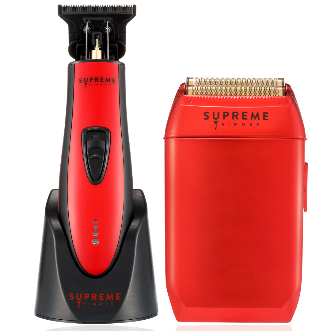 Crunch™ Shaver & T Shaper™ Trimmer Bundle for Men - Professional Hair Clippers & Beard Trimmer Kit - Perfect for Home Grooming, Travel & Barber Use