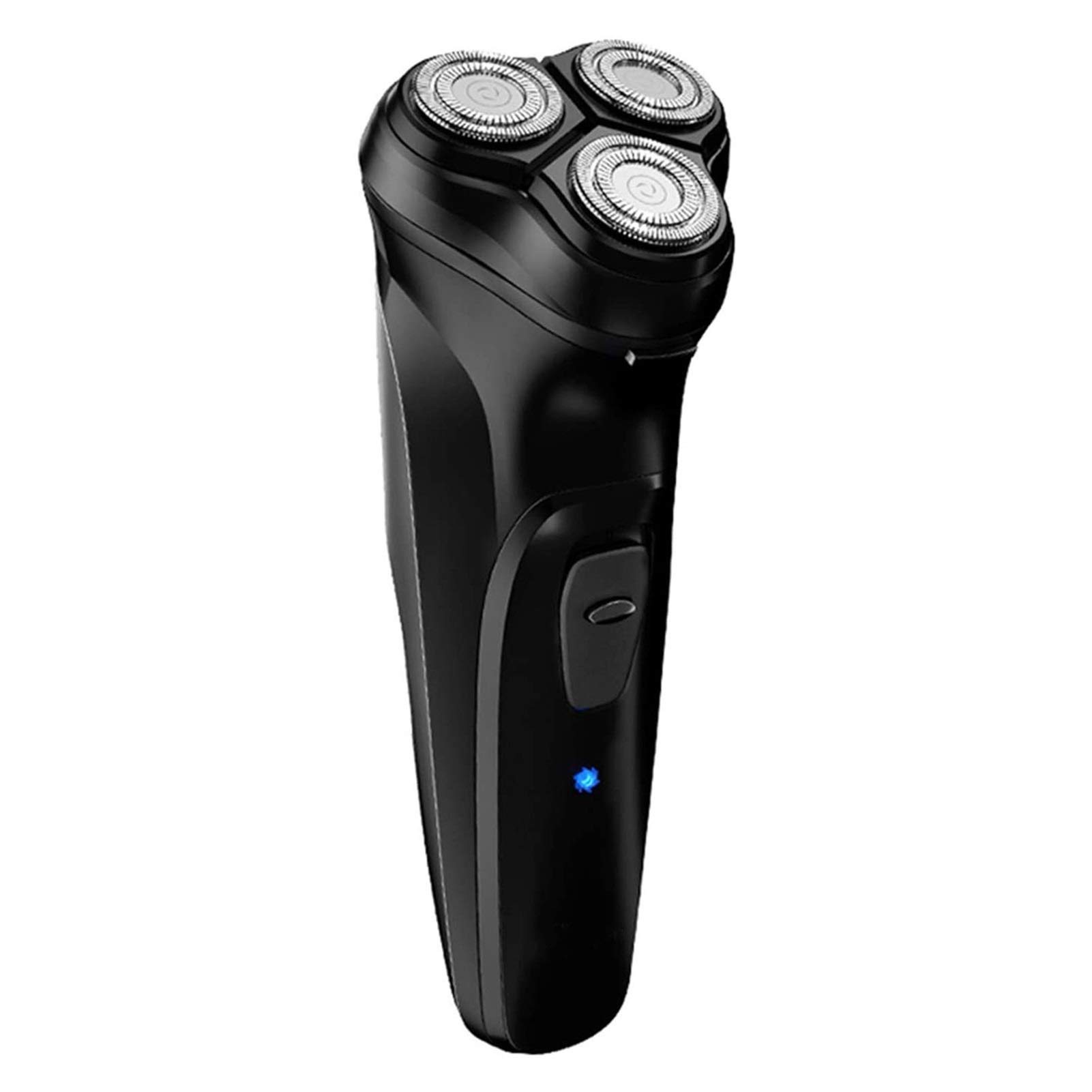 Premium Electric Shaver for Men - Wet & Dry Waterproof Cordless Rotary Razor with 3D Floating Heads & Pop-up Trimmer | Rechargeable Men's Shaving Kit | Perfect for Travel, Gym & Daily Grooming - Black