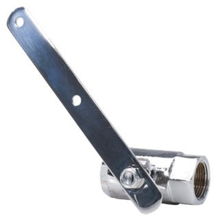 Haws SP260PCP Polished Chrome Plated Brass Stay Open Ball Valve - High-Quality Water Flow Control for Plumbing, Irrigation & Industrial Use
