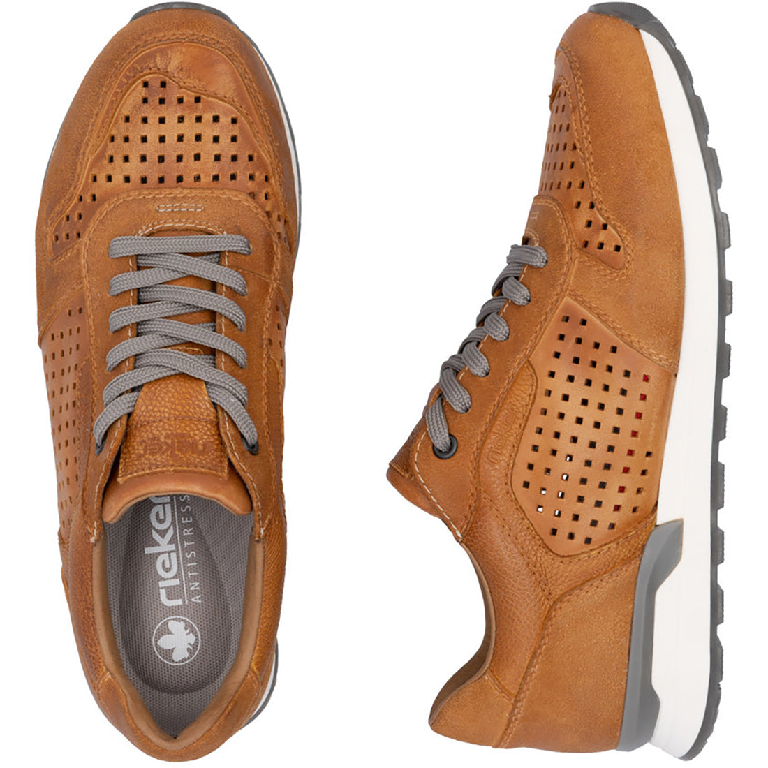 Rieker Owen 12 Men's Comfortable Casual Shoes - Lightweight Walking & Office Wear for Everyday Use