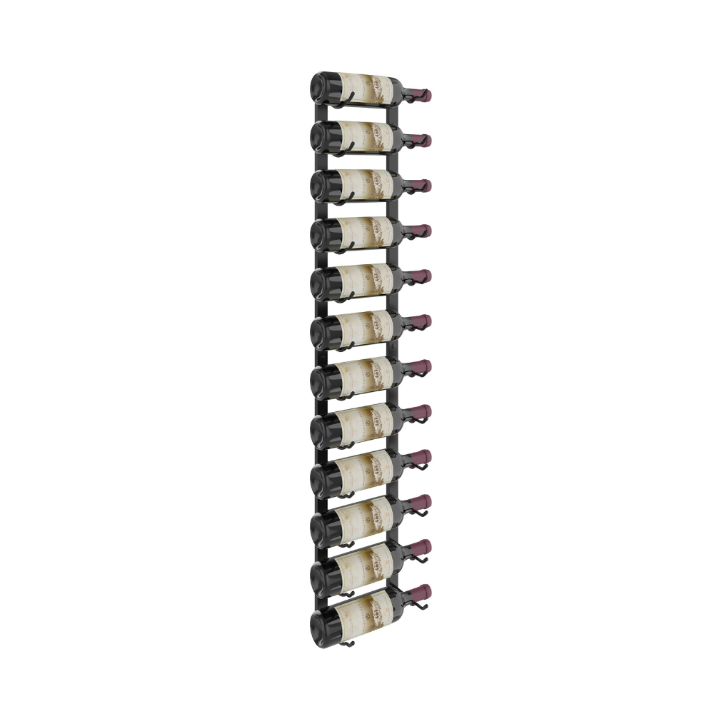4 Foot Tall Wine Rack - Holds 12 to 36 Bottles | Space-Saving Storage for Kitchen, Dining Room, or Wine Cellar Organization
