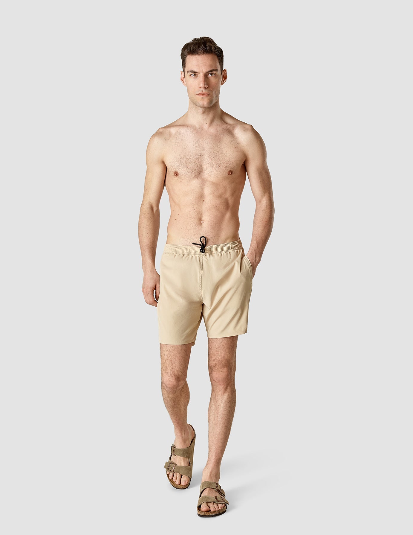 Men's Quick-Dry Swim Shorts for Beach, Pool & Surf - Lightweight & Comfortable Desert Design - Perfect for Swimming, Vacation & Outdoor Activities