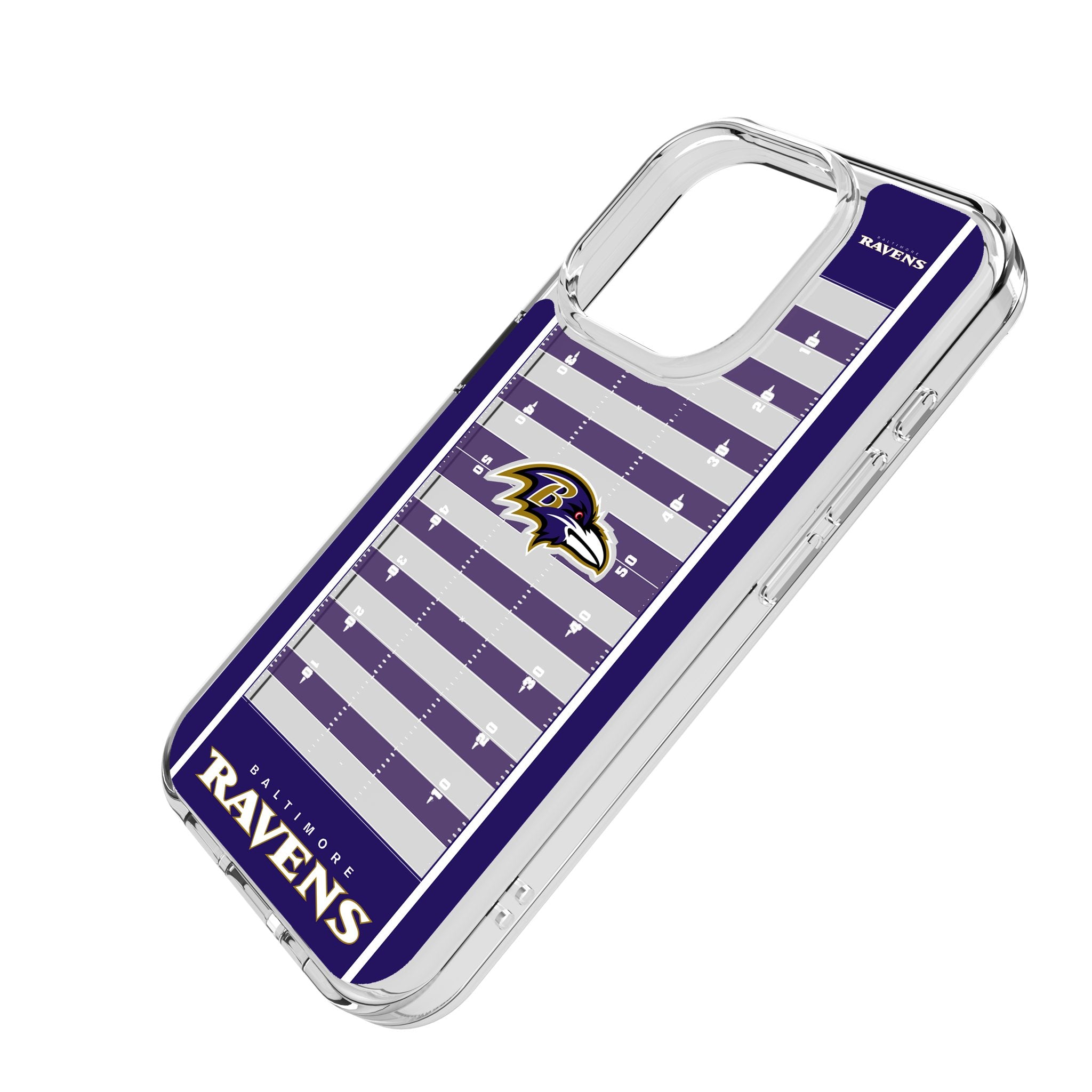 Baltimore Ravens Field Clear Phone Case for Apple iPhone - Durable Protective Cover for iPhone Models - Perfect for Football Fans & Game Day Support