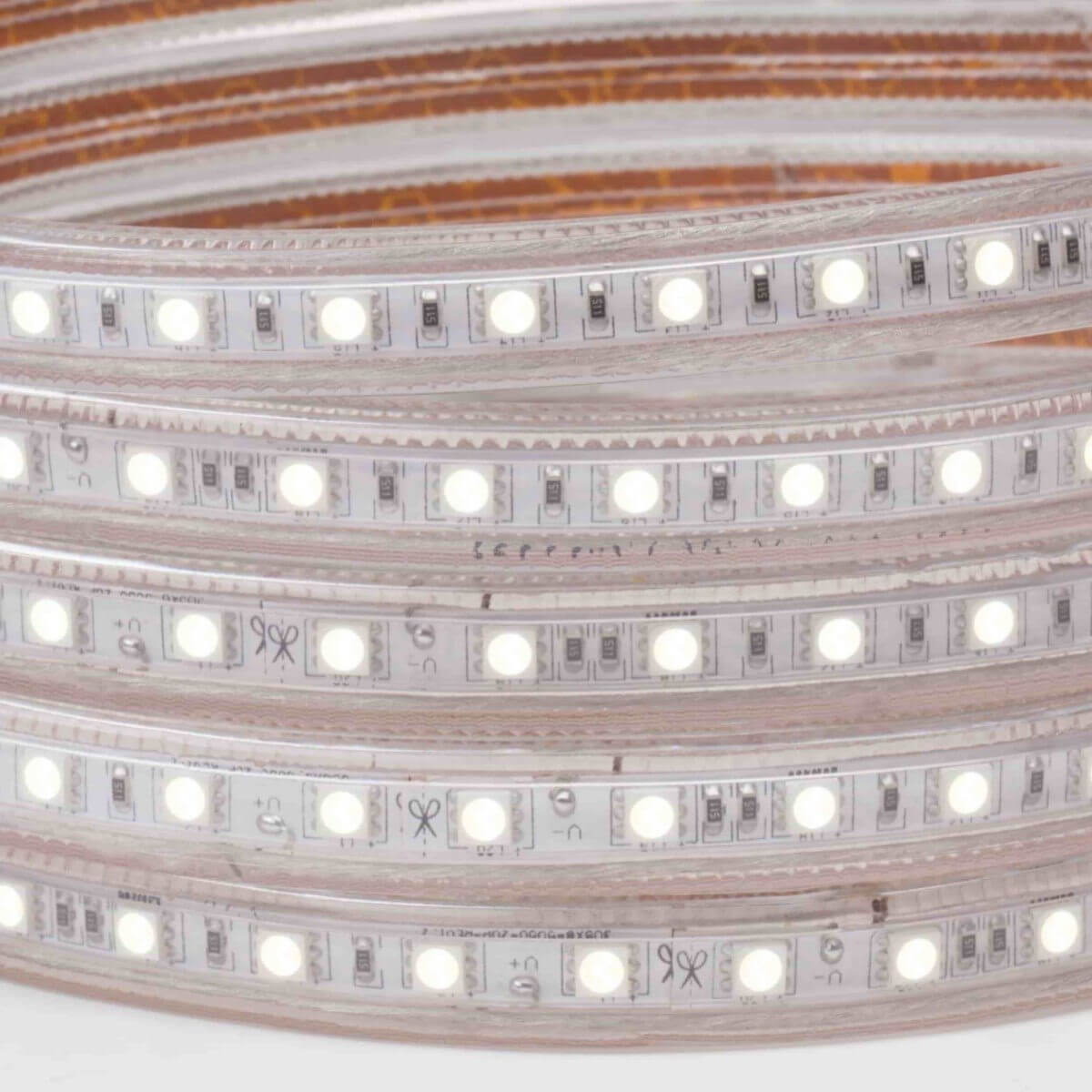 120V LED Strip Lights Cool White (5500K) - Flexible Custom Length Cutting for Home, Kitchen, Bedroom, and Office Lighting Decor