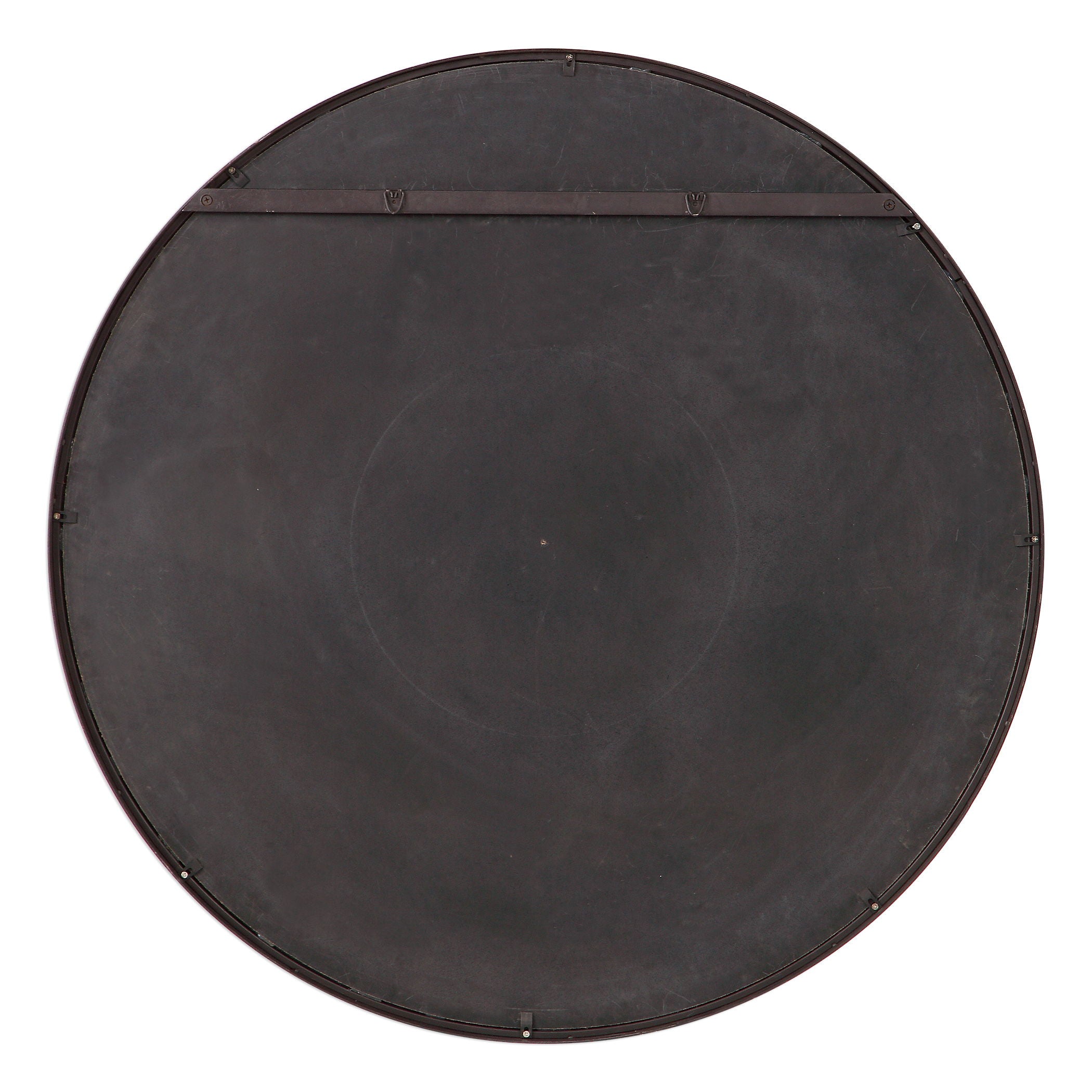 Benedo 24 Inch Round Wall Mirror - Black Framed Decorative Mirror for Living Room, Bedroom, Bathroom & Entryway - Perfect for Home Decor & Vanity Use