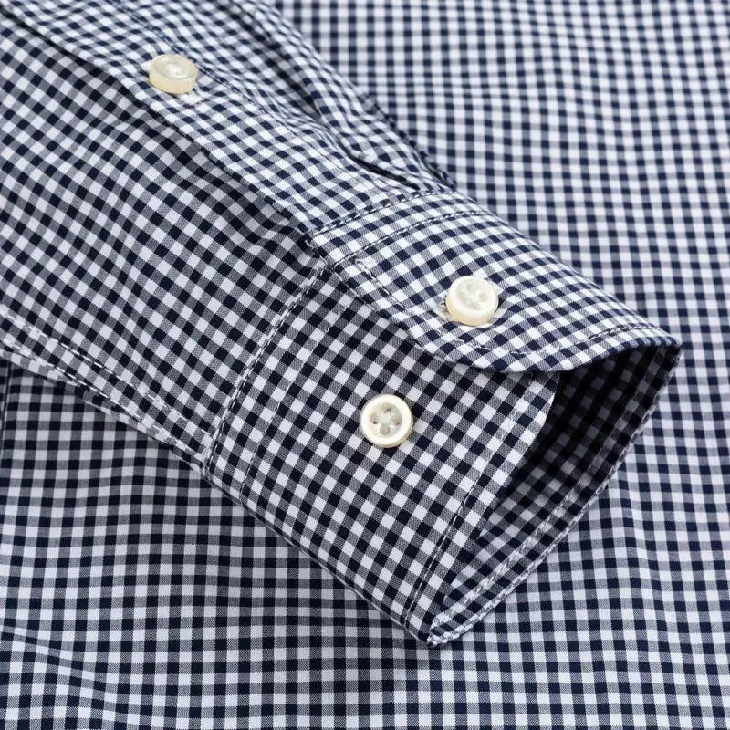 Men's Casual Checkered Shirt - Stylish Plaid Button-Up for Everyday Wear - Perfect for Work, Outings & Casual Events