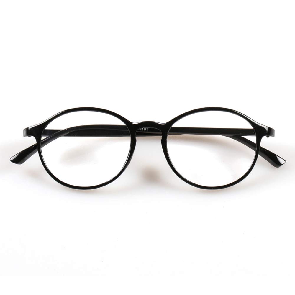 Flexible TR90 Reading Glasses - Round Computer Readers for Work & Travel