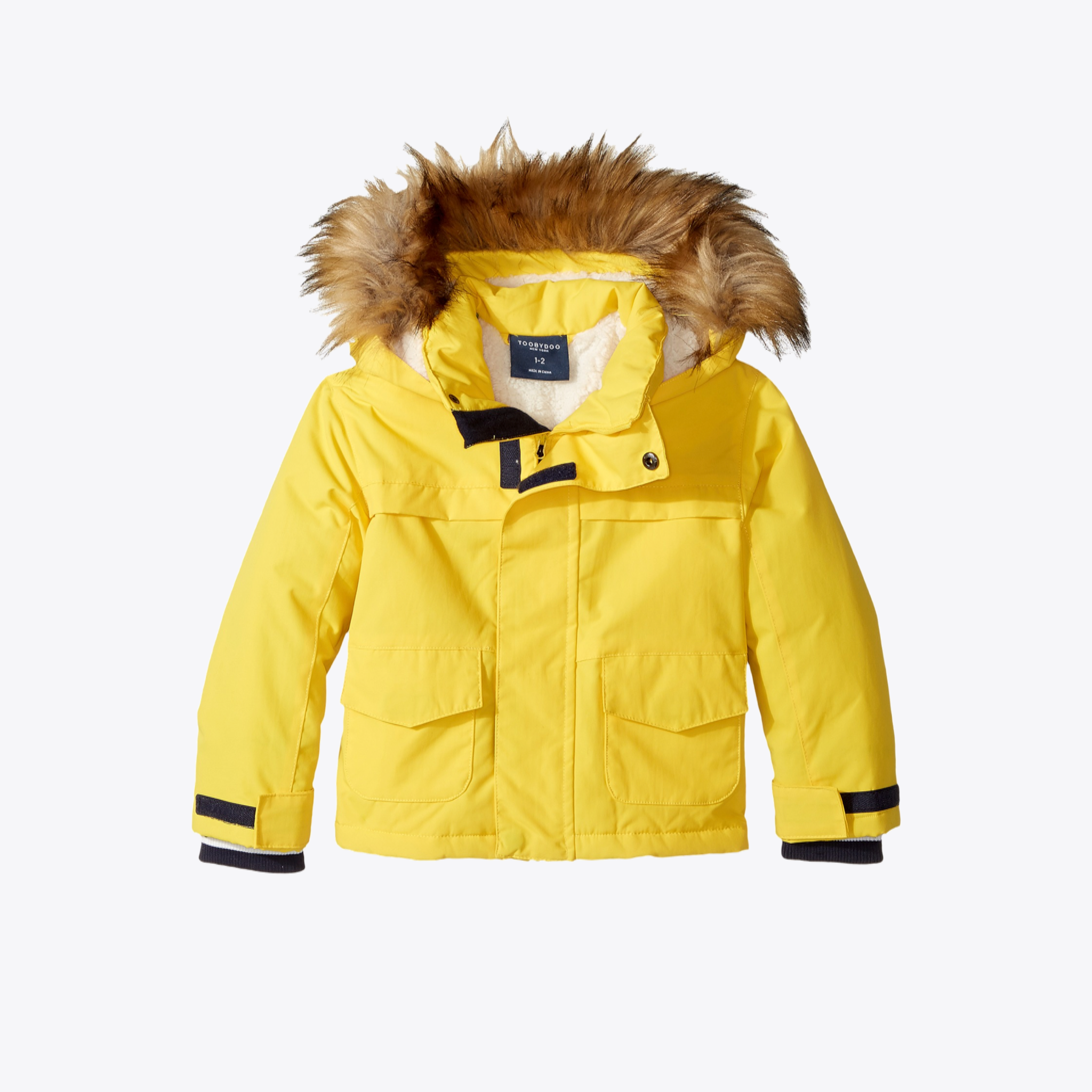 Parker Parka Jacket for Women & Men - Waterproof Winter Coat with Hood, Warm Yellow Outerwear for Snow & Cold Weather - Perfect for Skiing, Hiking & Outdoor Activities