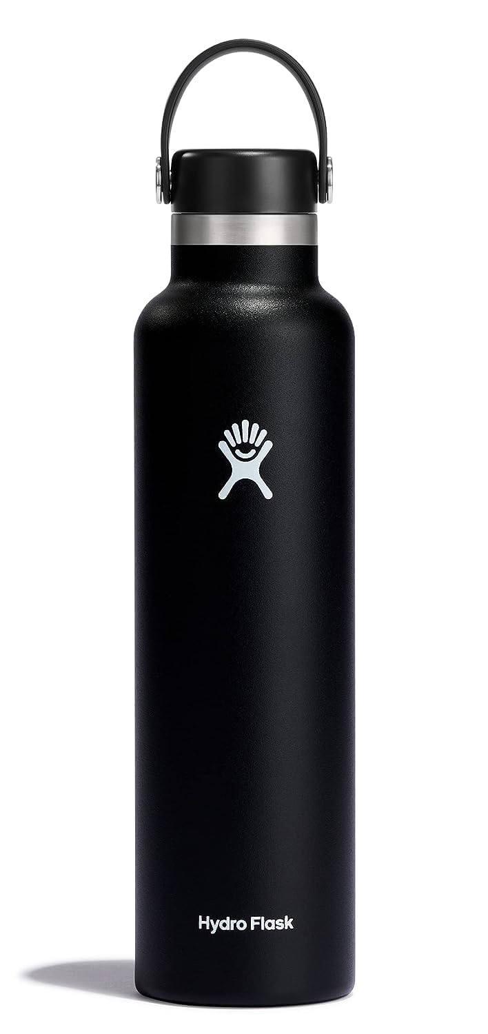 Hydro Flask Stainless Steel Water Bottle 24oz - Insulated Double Wall Vacuum Flask with Flex Cap, Leak Proof & Sweat Proof - Perfect for Hiking, Gym, Work & Outdoor Adventures